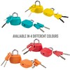 Coloured Travel Padlock 2 pk