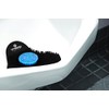 AirWorks AWSP235 Premier Urinal Screen with Block, Midnight Sky, Black,