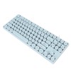 Gaming Keyboard USB Round 87 Keys Colorful Backlit Ergonomic Mechanical