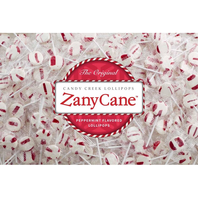 Zany Cane Peppermint Lollipops by Candy Creek, 230 count, Nut