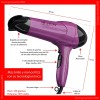 Secadora De Cabello Revlon Control De Frizz + Iones 1875w