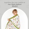 100% Organic Cotton Muslin Supersoft Baby Blanket, Luxurious Gender Neutral