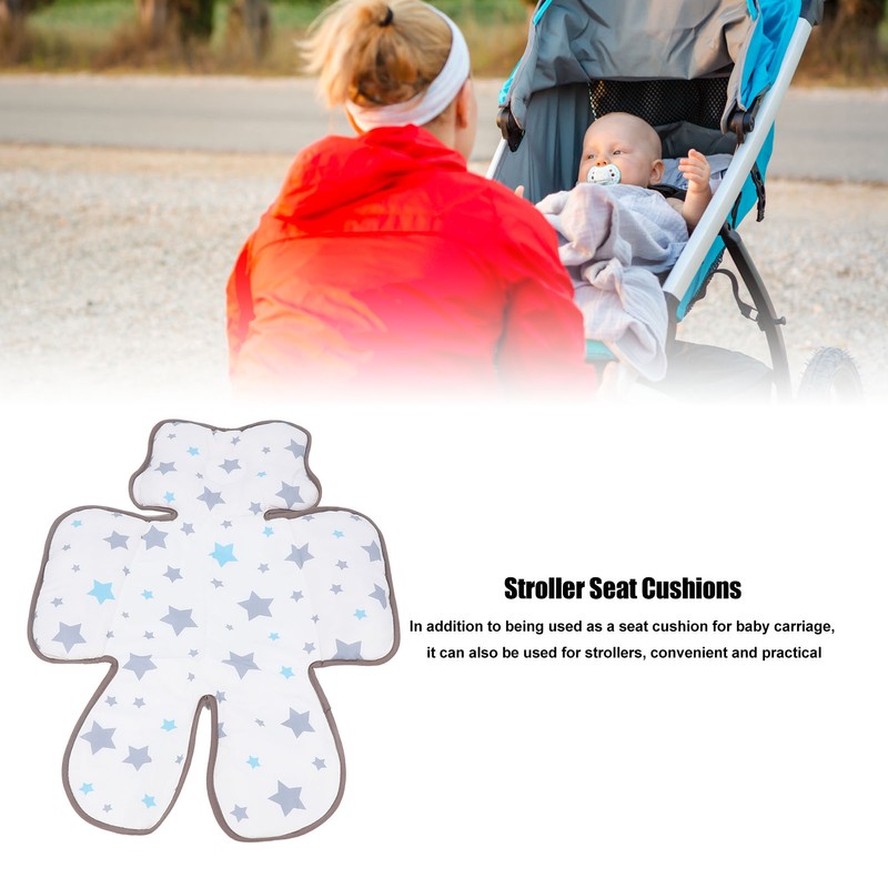 Baby Carriage Cushion Body Support Special Shaped Reduce Fatigue Washable