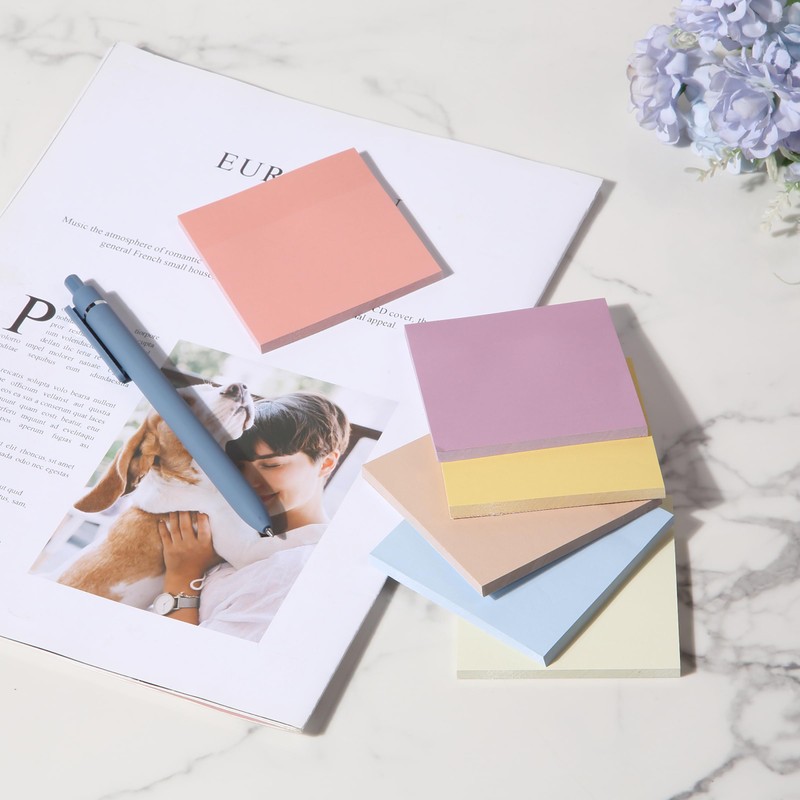 Mr. Pen- Sticky Notes, 3”x3”, 12 Pads, 600 Sheets, Colorful
