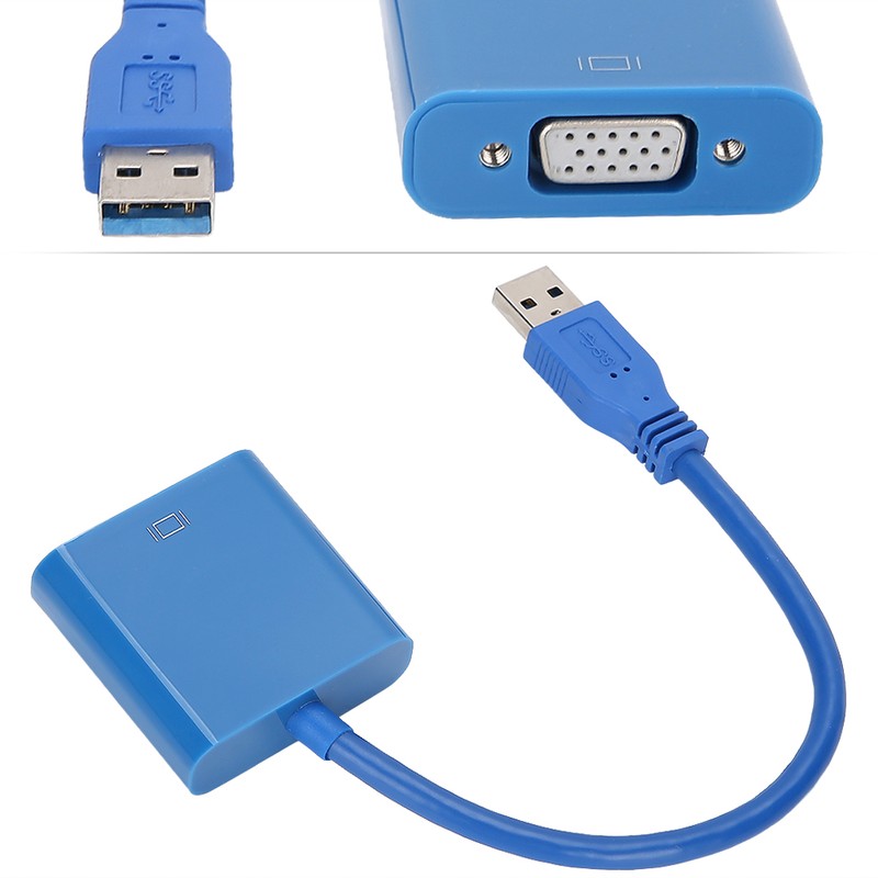 USB 3.0 to VGA Video Graphics Card Display External Cable
