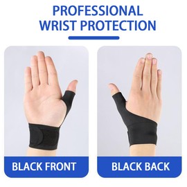 XUZOPIM 1 Pair Thumb Bandage Right Left One Each Thumb Hand Bandage Wrist Splint Elastic Bandage Wrist Support Splint for Wrist Sports Tendonitis