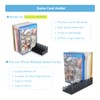 2PCS Game Holder Rack,CD Disks Card Holder Game Card Box,Game