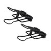 80Pcs Hollow Binder Clips 0.7in Sturdy Metal Hollow Out Strong