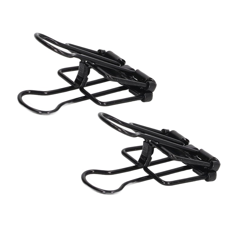 80Pcs Hollow Binder Clips 0.7in Sturdy Metal Hollow Out Strong