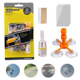 Miioto Auto Windshield Repair Kit, Windschutzscheiben Reparaturset Werkzeug, Glas Reparatur Flüssigkeit, Auto Reparaturset für Windschutzscheiben, zur Reparatur von Windschutzscheiben, Rissen