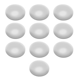 YINETTECH Pack of 10 Star-Lock Dome End Roof Caps, Stainless Steel Bearing Clip, Washer with Cap, Anti-Release Shaft Cap Clips for Trolleys, Pushchairs, Household Appliances