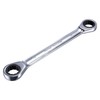 sourcing map Double Box End Ratcheting Wrench (17mm x 19mm)
