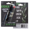 Kasher Cutout Lighter Tool Silver, Pipe Cleaner, Cigar Punch, Poker,