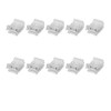 Biantie La 3-Pin 12mm LED Strip Connector, Solderless Clip for