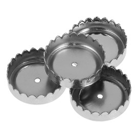 Unomor 2sets Soap Support Soap Dish Caps Soap Gripper for Soap Magnetic Cup Holder Soap Holder Supplies Draining Soap Holder Shower Bar Soap Holder Soap Holder Caps Stainless Steel 4pcs*2