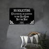 Bestylez No Soliciting Sign Gothic Decor For Kitchen, Home, House,