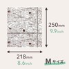 Pastreet WP3200-50 Wax Paper, M (Paris Map), 50 Sheets, Sheet