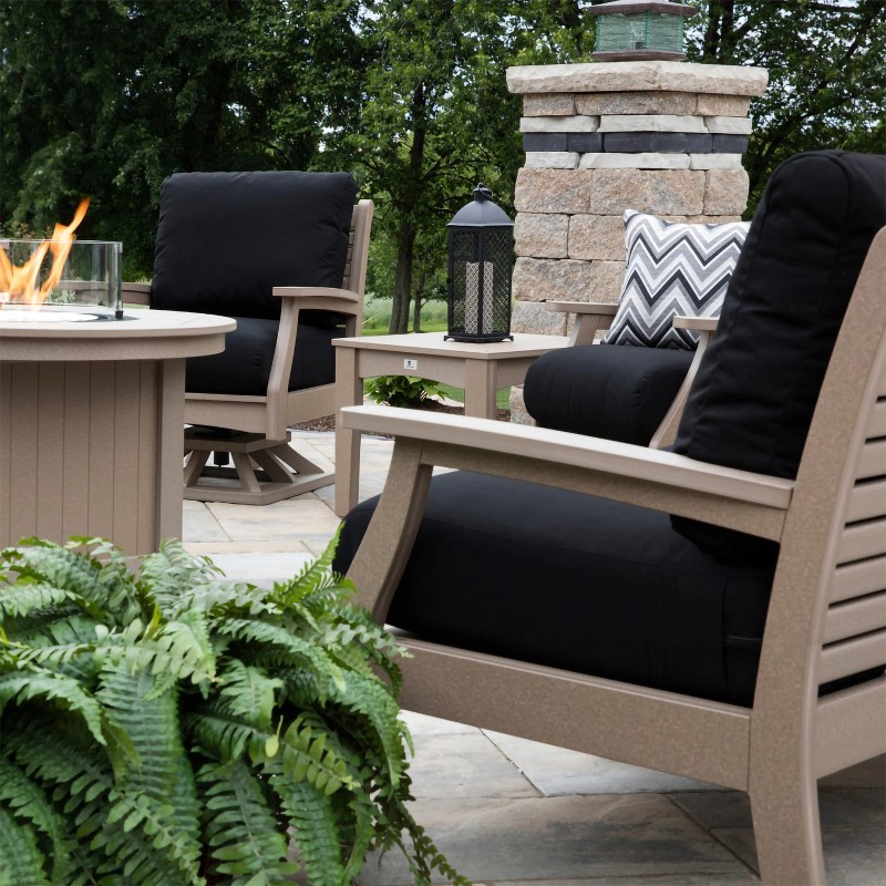 BuyPlastic Tangent Poly Lumber - Black, 1x6 (0.75" x 5.5"),