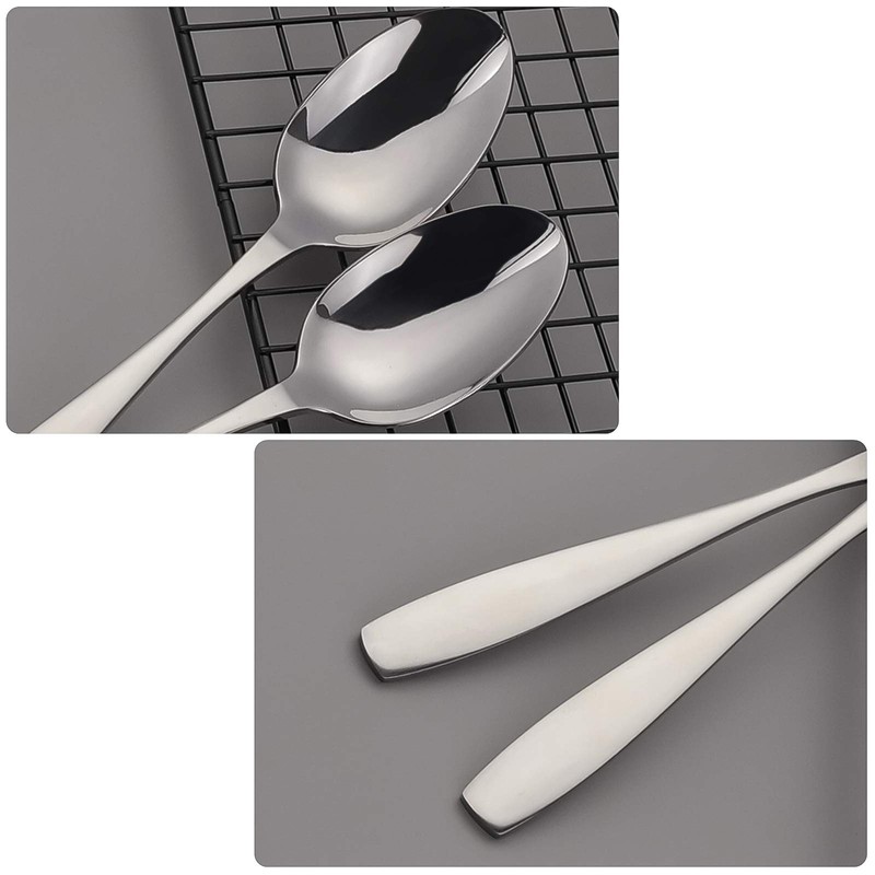 Ortodayes Stainless Steel Tablespoon, Bouillon Spoon, Dinner Spoon Set of