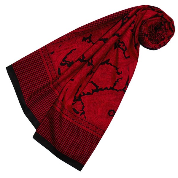 Lorenzo Cana High End Square XL Luxury Cotton Scarf Combined