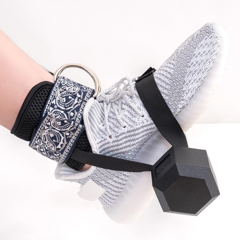Dumbbell Foot Attachment,Ankle Strap for Dumbbell and Cable Machine Women,Feet