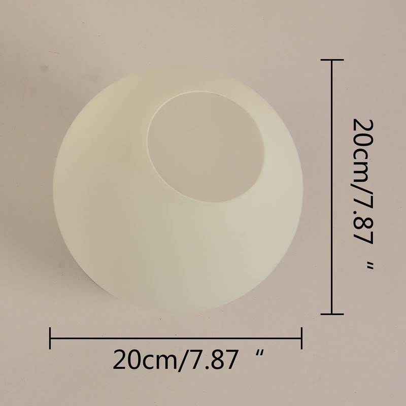 BAODEN Pantalla de cristal para lámpara de pared moderna con