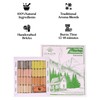 ISHOM | 7 Earthy Himalaya Smudge Incense Bricks|Pinon,Cedar,Juniper,Hickory,Alder, Mesquite and