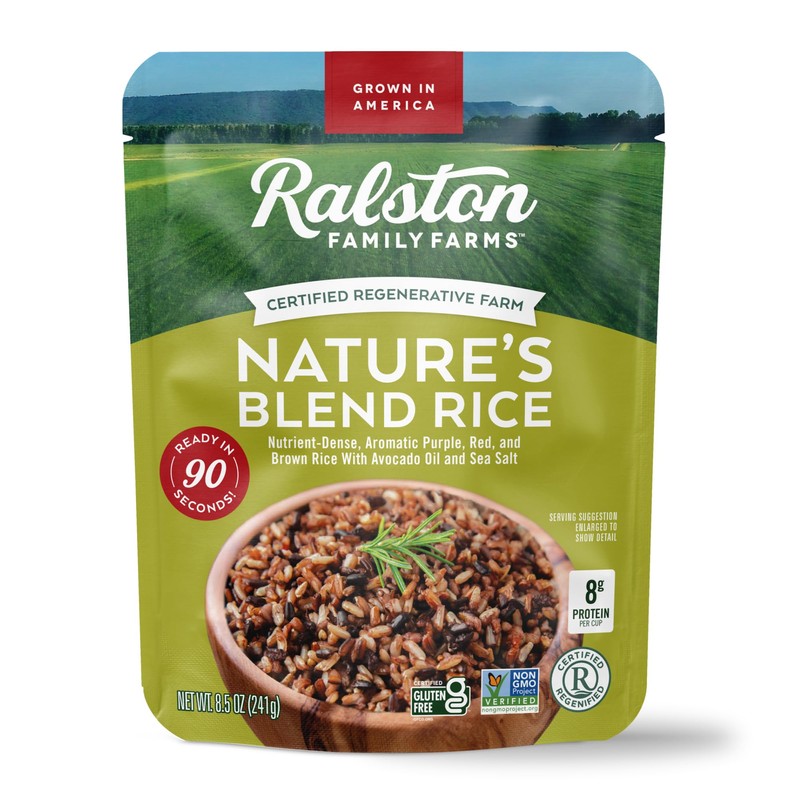 Ralston Family Farms Nature's Blend Rice, 8.5 OZ, Ready in