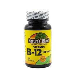 NAT B Vitamin B-12 TB 100MCG 100