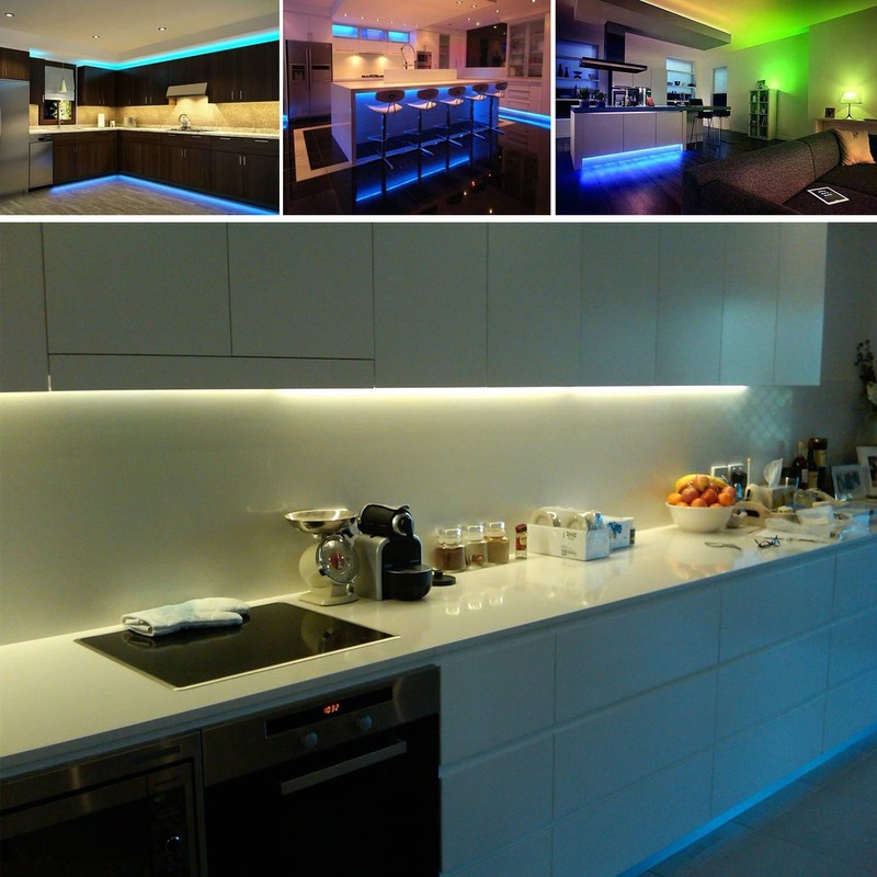 Valletock USB LED Strip Light, 16 Colours, 4 Modes, Dimmable