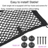 2 Pack Large Cargo Net for Trunk, Storage Mesh Net