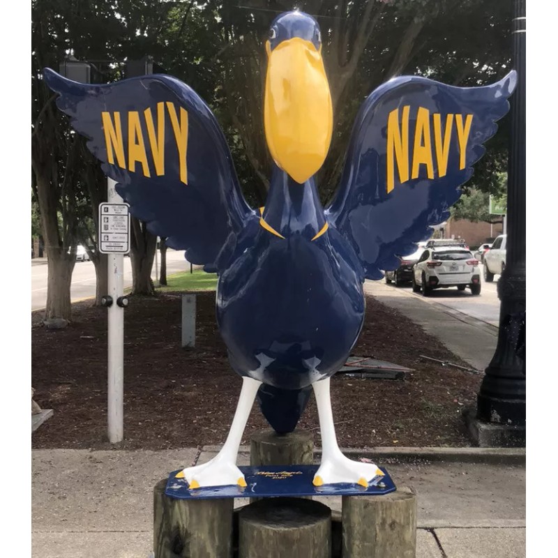 “Pelicans in Paradise” Pensacola Navy Blue Angels Pelican Figurine