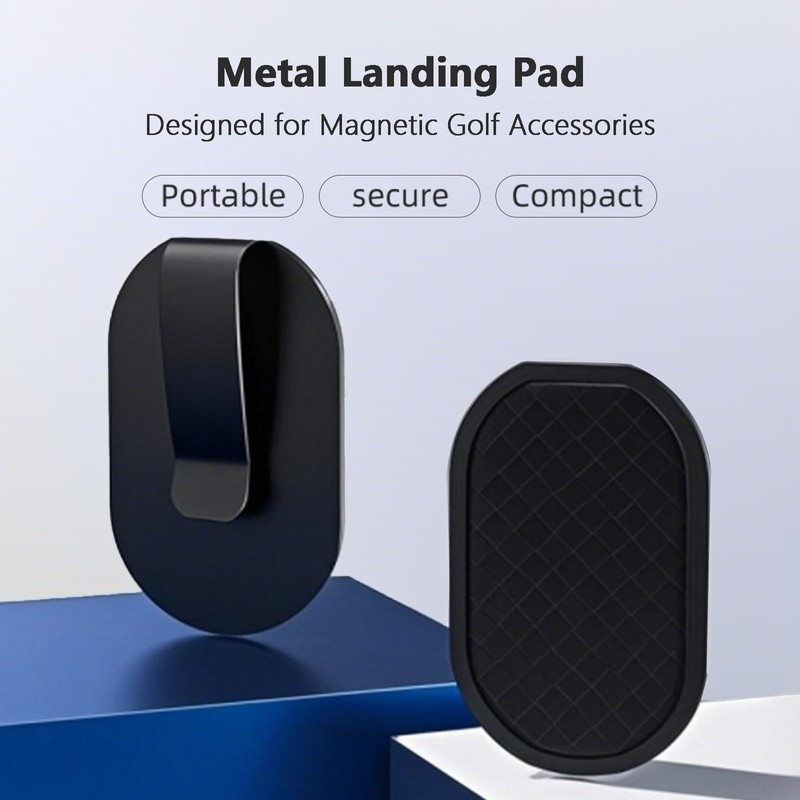 Ecomlively Metal Landing Pad, Industrial-Grade Rigid Clip for Magnetic Golf