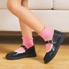 ANYANIME 6 Pairs Toddler Ruffle Socks for Girls Baby Grip