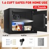 1.6 Cub Fire Proof Safe for Home Documents, Anti-Theft Digital