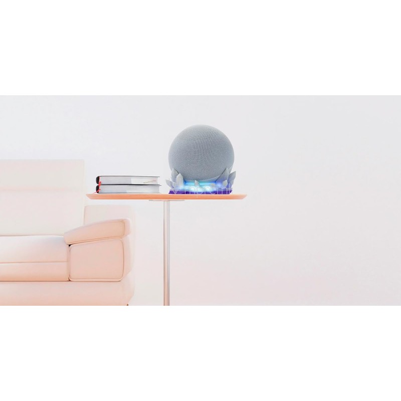 impremli Soporte para Alexa Echo (HD) Tipo Cristales (Traslúcido)