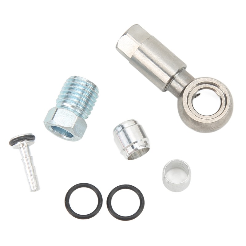 Bike Olive Hose Fittings Kit Stainless Steel Five Wire Body
