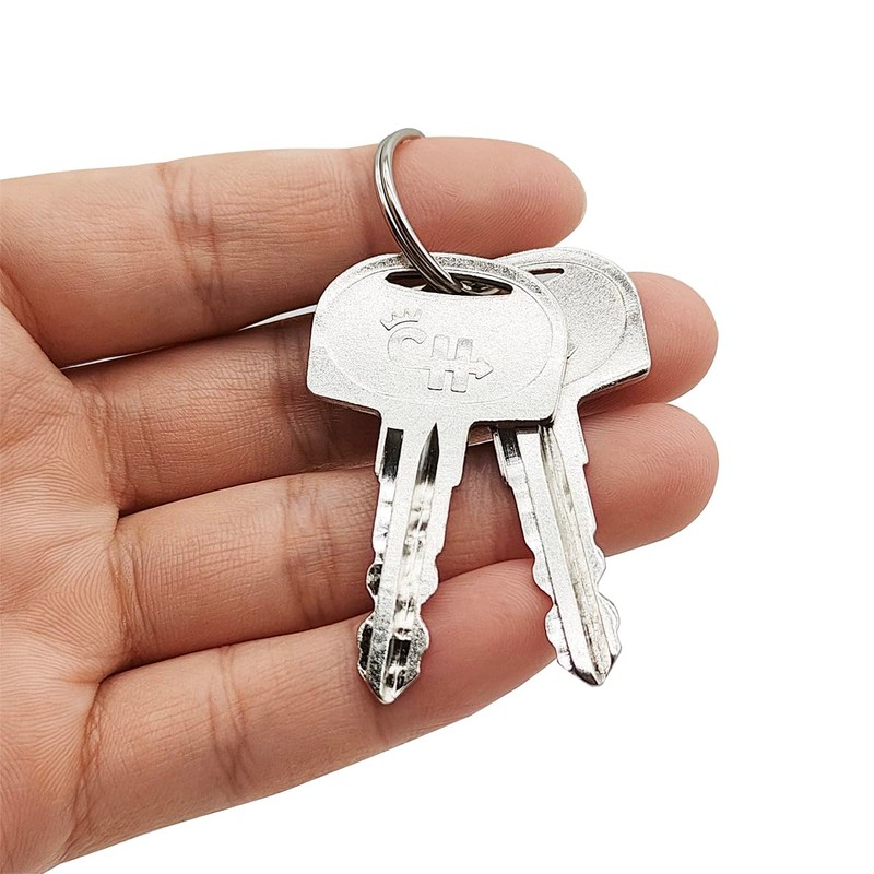XYQMLY 5 Pcs 601 Ignition Key, Heavy Duty, Stainless Steel,