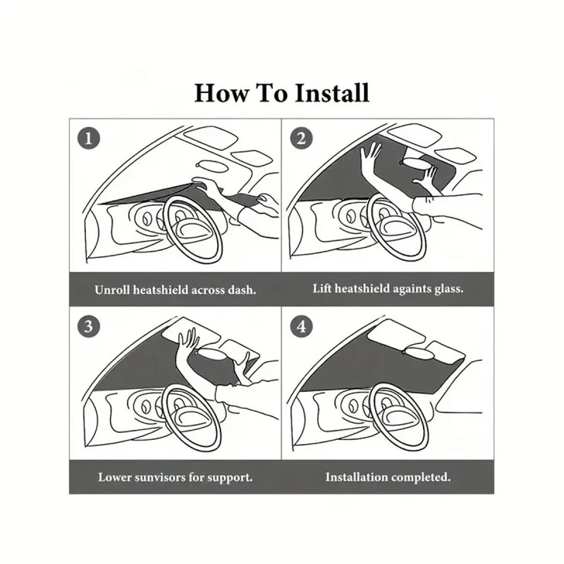 TSUINZ For Ford Mustang Yellow Eye Car Front Windshield Sun