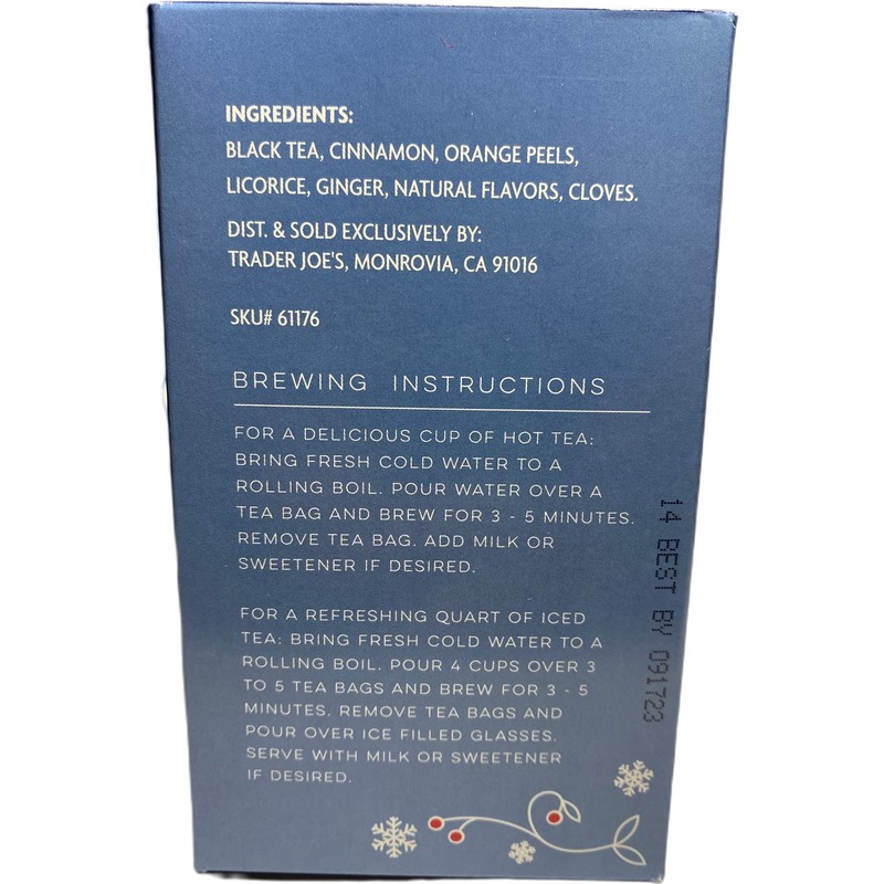 Trader Joe's Winter Wake up Tea 20 tea bags (1