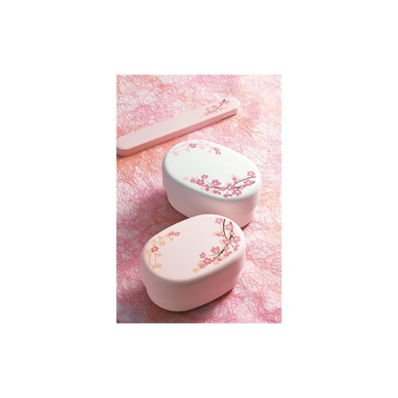 たつみや(Tatsumiya) SAKURA コンパクト弁当 PK サイズ：約W13.5 D9.5 H7.2 52956