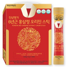 Gaesung Goryeo Samin 개성고려삼인 진삼명가 6년근 오리진스틱(10gx100입) 1000g /진세노사이드합11mg Gae Sung Goryeo Ginseng Jin Sam Myeong Ga 6-Year-Old Duck Origin Stick (10gx100 pieces) 1000g / Ginsenosides Content 11mg