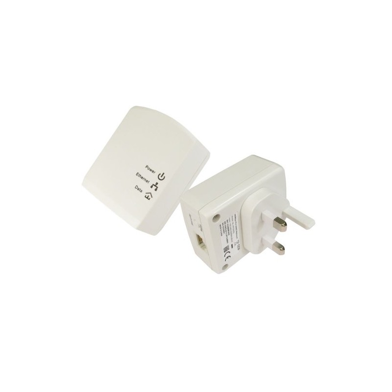 200mbps Powerline LAN Ethernet HomePlug Adapter Double