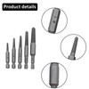 Oiieco 10 Pcs Screw Extractor Set, Damaged Screw Extractor Set,Broken