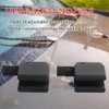 2 Pcs Universal Adjustable Brass Windshield Washer Nozzles - Fits