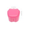 Estuche para Dentaduras Postizas Cepillo de Cerdas Flexibles y Caja