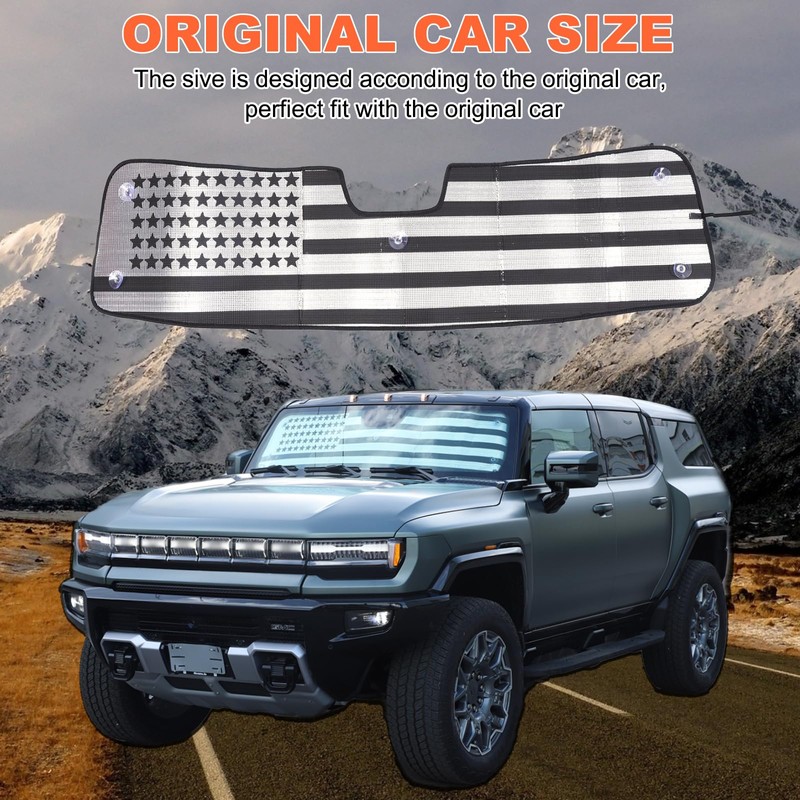YinanIutos Car Front Sun Shade Windshield Cover Compatible with 2024