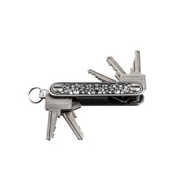 Key Organiser SCHLÜSSELWERK Skulls in Elegant Gift Packaging / Key Organiser Made of Metal, Factory Size X - Suitable for Approx. 10 Keys, Can be Equipped with Keys on Both Sides, Silver, hand