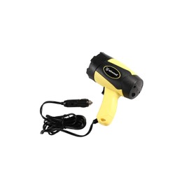 Attwood 11794-7 Portable 5W LED Emergency Spotlight 12V Adapter Plug, Safety Yellow/Black