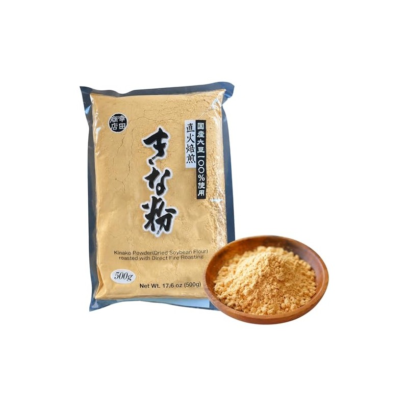 Kinako Powder - Japanese Roasted Soybean Flour - 500g